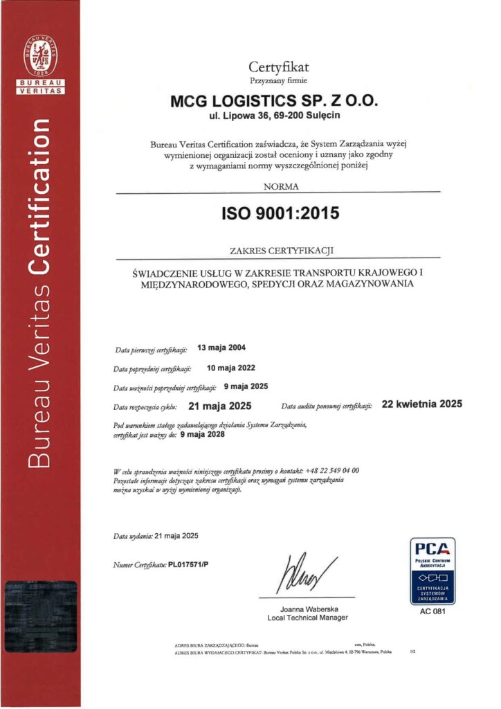 ISO 9001:2015 PL